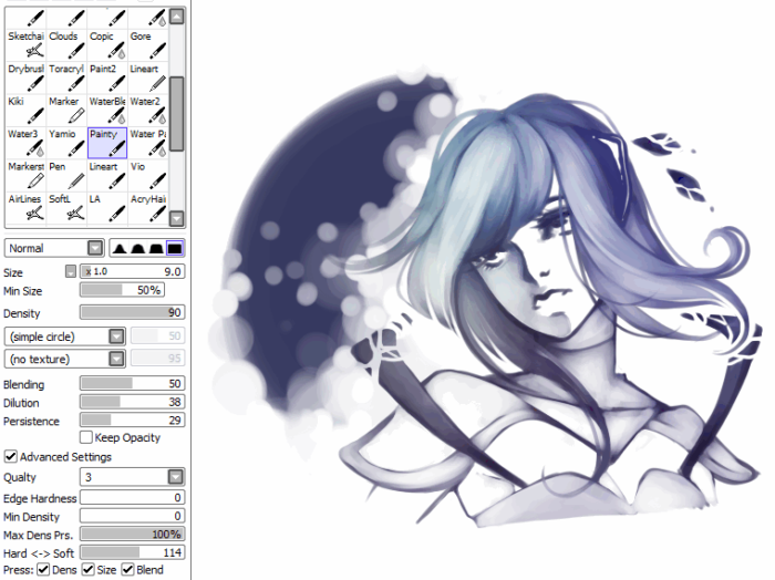 Кисти Paint Tool Sai (800 шт) — часть 10