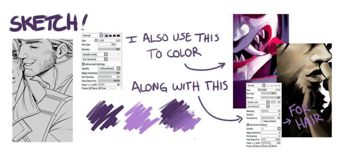 Кисти Paint Tool Sai (800 шт) — часть 10