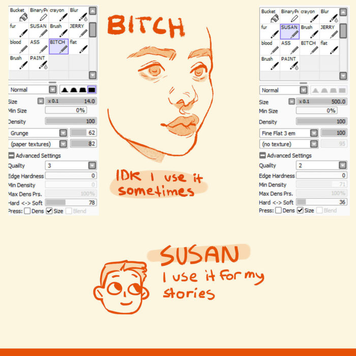 Кисти Paint Tool Sai (800 шт) — часть 11