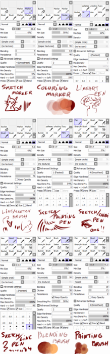 Кисти Paint Tool Sai (750+ шт) — Часть 9