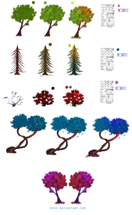 Кисти Paint Tool Sai (800 шт) — часть 11