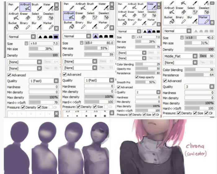 Кисти Paint Tool Sai (800 шт) — часть 11